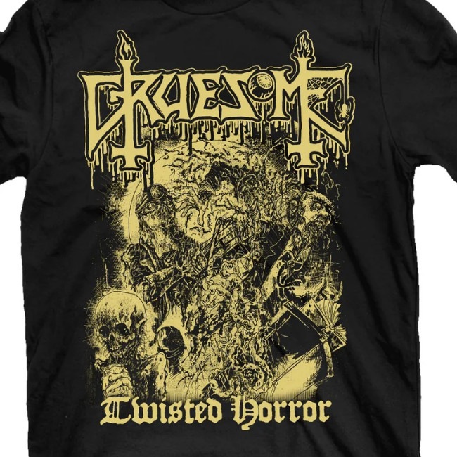 Gruesome / ���롼���� - Twisted Horror T����� (�֥�å�)