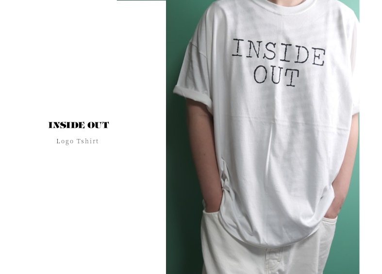 Inside Out / インサイド・アウト - Logo Tシャツ(ホワイト) | T