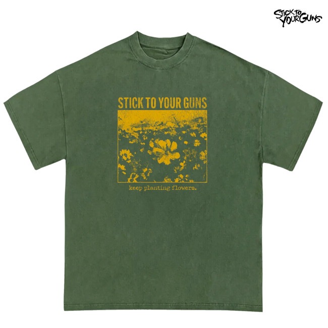 Stick To Your Guns /���ƥ��å� �ȥ� �楢�� ���� - Flowers Shirt T����� (3��Ÿ��)