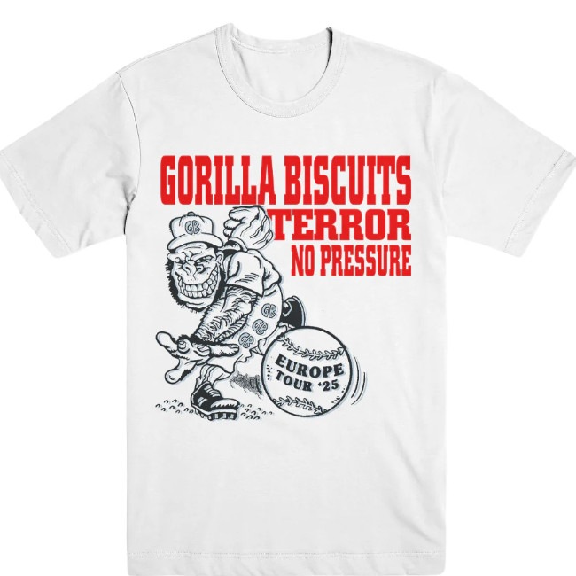 Gorilla Biscuits /����顦�ӥ����å� - Euro Tour 2025 T�����(�ۥ磻��) 