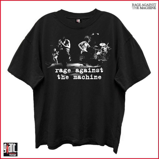 Rage Against the Machine / �쥤�����������󥹥ȡ������ޥ����� - Band Photo T�����(�֥�å�)��GIANT�ҤΥܥǥ���