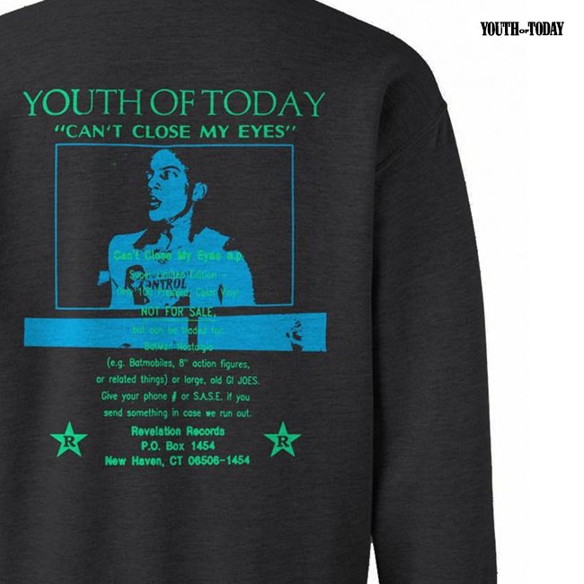 Youth Of Today / �桼�������֡��ȥ��ǥ� - Can't Close My Eyes ���롼�ͥå����ȥ졼�ʡ�(���㥳���륰�졼)���إ���������