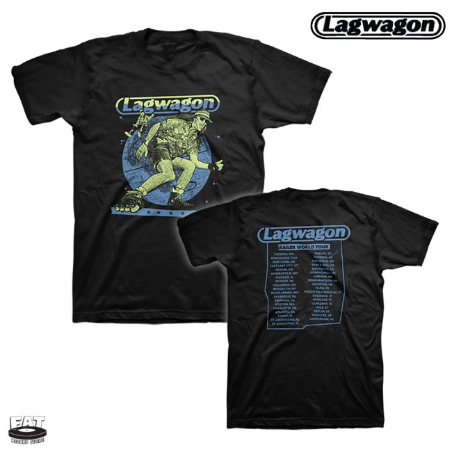 Lagwagon / ラグワゴン - Railer Tour Tシャツ (ブラック) | T