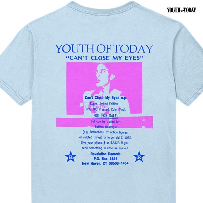 Youth Of Today / �桼�������֡��ȥ��ǥ� - Can't Close My Eyes T�����(�饤�ȥ֥롼)