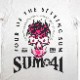 SUM 41 / ���ࡦ�ե����ƥ������ - 24 Pink Skull T����� (�ۥ磻��)