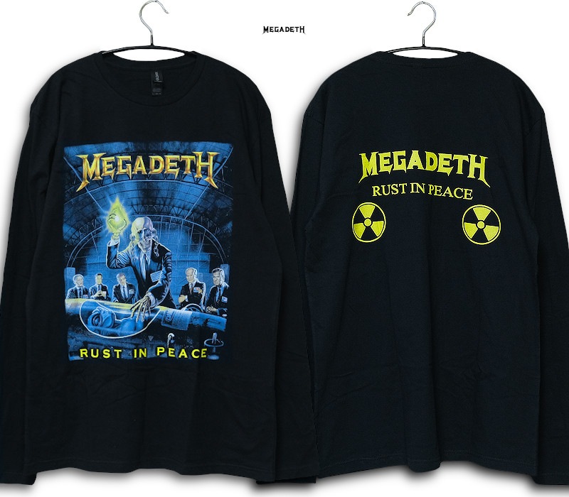 即納】 Megadeth / メガデス - RUST IN PEACE ロングスリーブシャツ