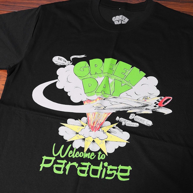 ��¨Ǽ��Green Day / ���꡼�󡦥ǥ� - WELCOME TO PARADISE T�����(�֥�å�)