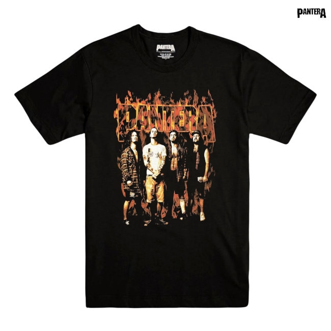 Pantera / パンテラ - Flames Tシャツ (ブラック) | Tシャツ | バンド
