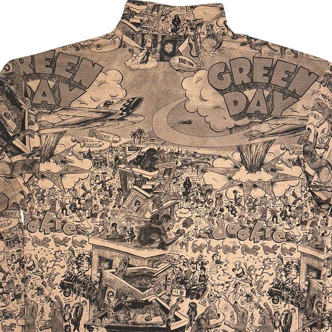 Green Day / ���꡼�󡦥ǥ� - Dookie All Over Print �ե꡼�������㥱�å�(�֥饦��)