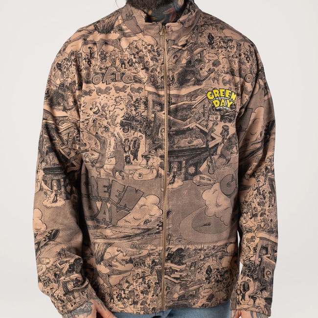 Green Day / ���꡼�󡦥ǥ� - Dookie All Over Print ���åץ��åץ��㥱�å�(�֥饦��)