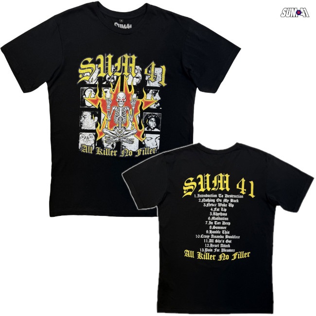 SUM 41 / ���ࡦ�ե����ƥ������ - All Killer No Filler Tracklist T����� (�֥�å�)