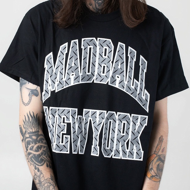 即納】Madball / マッドボール - Diamond Plate NY Tシャツ (ブラック