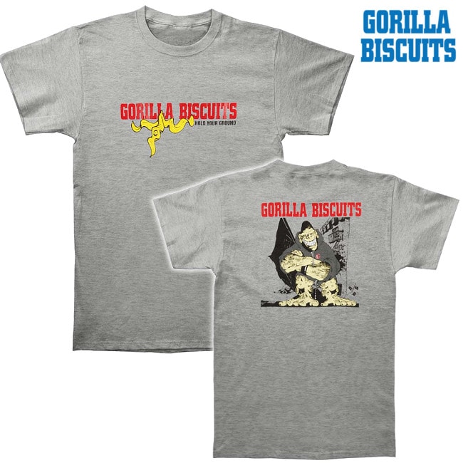 ��¨Ǽ��Gorilla Biscuits /����顦�ӥ����å� - Hold Your Ground T�����(���졼)