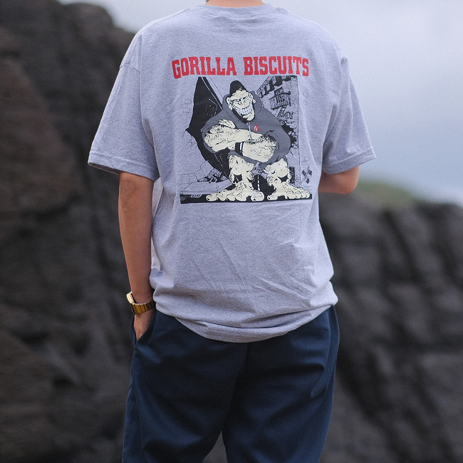 ��¨Ǽ��Gorilla Biscuits /����顦�ӥ����å� - Hold Your Ground T�����(���졼)