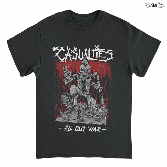 The Casualities / �����奢��ƥ����� -  All Out War T����� (�֥�å�