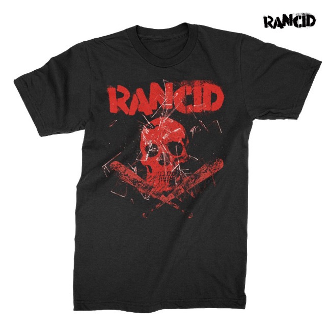 RANCID / ランシド - Bats Red Tシャツ (ブラック) | Tシャツ