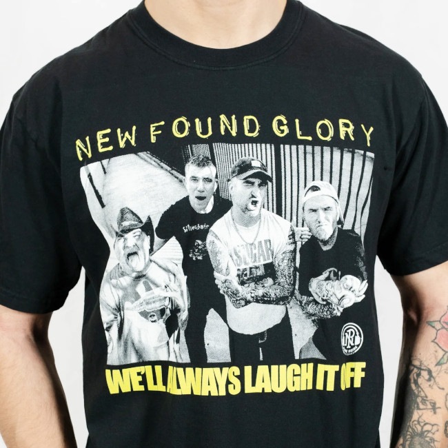 New Found Glory / �˥塼���ե�����ɡ��������꡼ - Laugh It Off T�����(�֥�å�)