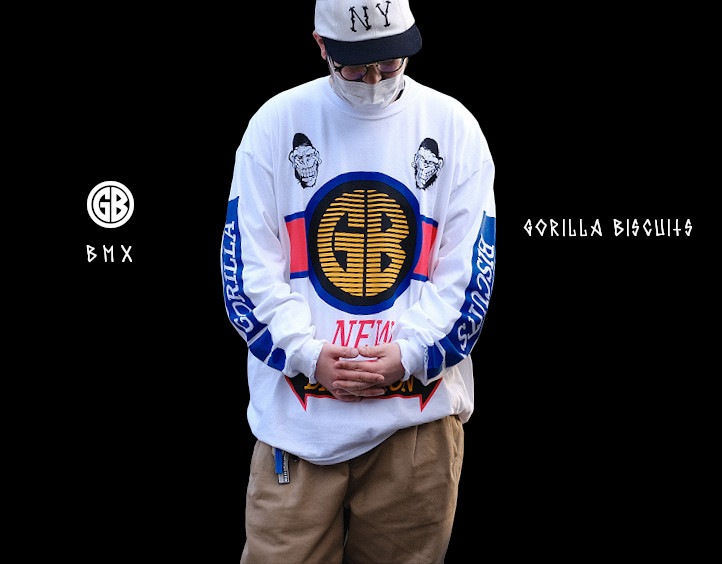 ��¨Ǽ��Gorilla Biscuits /����顦�ӥ����å� - BMX  ���󥰥��꡼�֡�Ĺµ�����(�ۥ磻��)