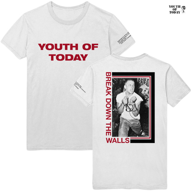 Youth Of Today / �桼�������֡��ȥ��ǥ� - Break Down The Walls New T�����(�ۥ磻��)
