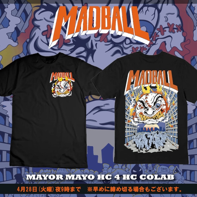 ��72���ָ����Madball / �ޥåɥܡ��� - mayor mayo hc4ch T�����(�֥�å�)��4/28-��9���ޤ�