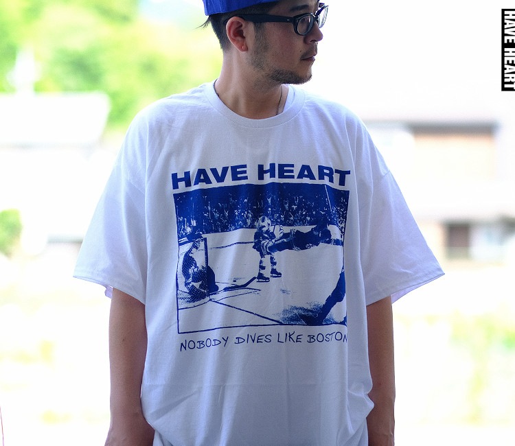 Have Heart / ハヴ・ハート - BOSTON DIVES Tシャツ(ホワイト 