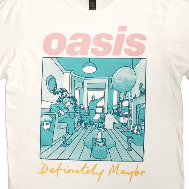 Oasis / �������� -  Definitely Maybe Illustration T�����(�ۥ磻��)