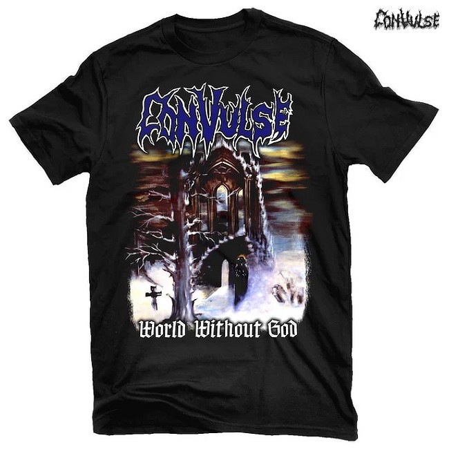 Convulse / ��������륹 - World Without God Front T����� (�֥�å�)