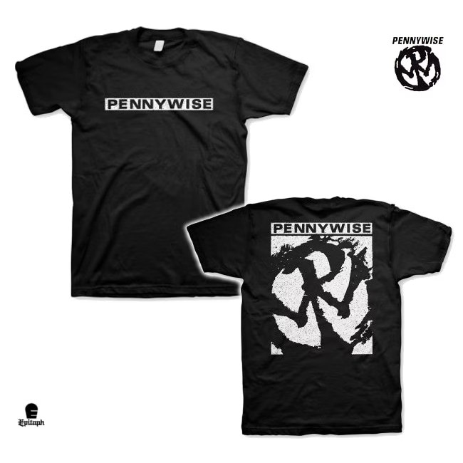 ��¨Ǽ��Pennywise /�ڥˡ��磻�� - OG Logo T����� (�֥�å�)��