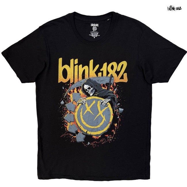 Blink 182 / �֥�� 182 - Reaper Smiley T����� (�֥�å�)
