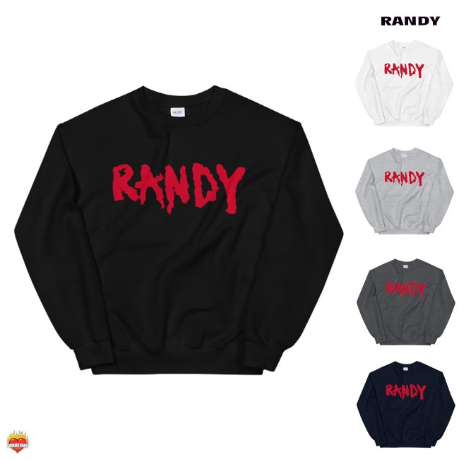 Randy / ランディー - Oldschool Logo クルーネック・トレーナー (5 