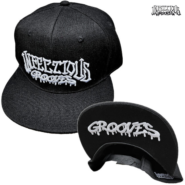 ��¨Ǽ��Infectious Grooves / ����ե������㥹���롼���� - IG Embroidered ���ʥåץХå�������å�(�֥�å�)