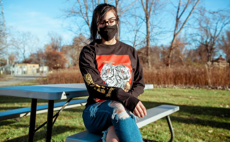 ��¨Ǽ��Polyphia/�ݥ�ե��� - Black Tiger Ĺµ�����󥰥��꡼�֥����(�֥�å�)8/6������