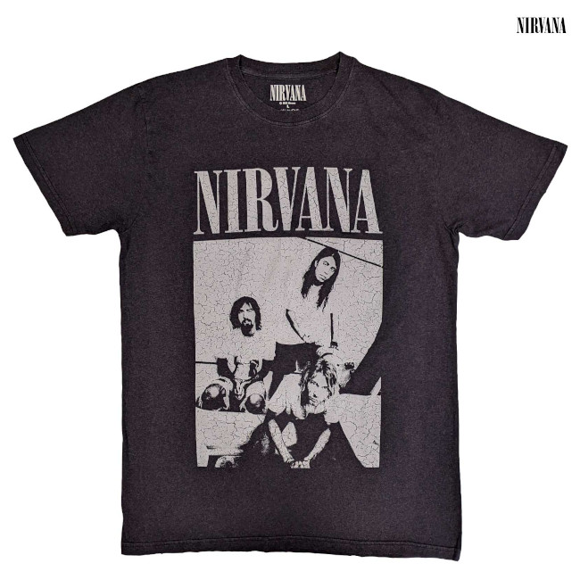 NIRVANA ブラック Tシャツ Nirvana / ニルヴァーナ - SITTING Tシャツ(ブラック) | T
