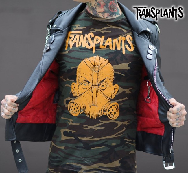 TRANSPLANTS ガスマスク Tシャツ TRANSPLANTS ガスマスク Tシャツ