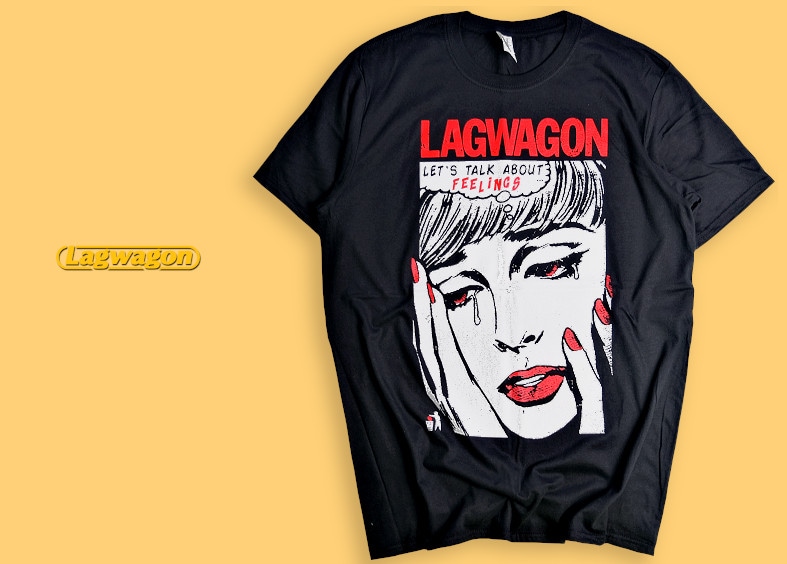 即納】Lagwagon / ラグワゴン - Feelings Tシャツ (ブラック