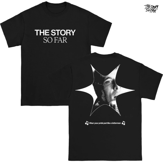 The Story so Far / ストーリー・ソー・ファー LETTERMAN Tシャツ (ブラック) Tシャツ バンドTシャツのPositiveDive（ポジティブダイブ）