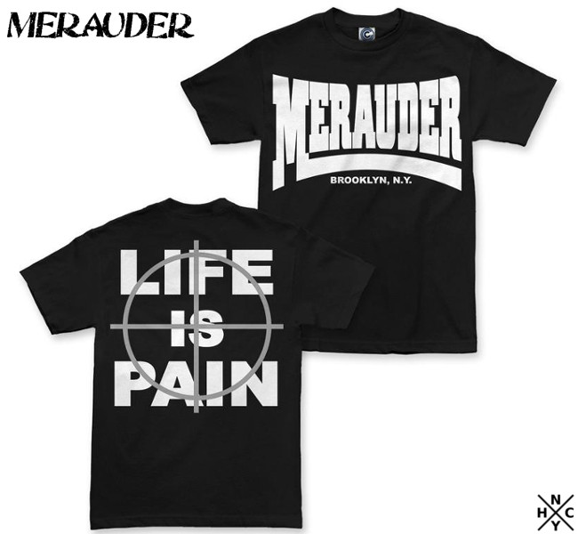 Merauder /メラウダー - Life is Pain Tシャツ(ブラック)復活 | T 