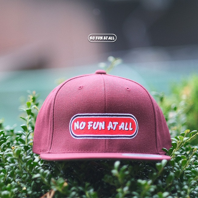 ��¨Ǽ��No Fun at All / �Ρ��ե��󡦥��åȡ������� - Classic Logo ���ʥåץХå�������å�(�ޥ롼��)
