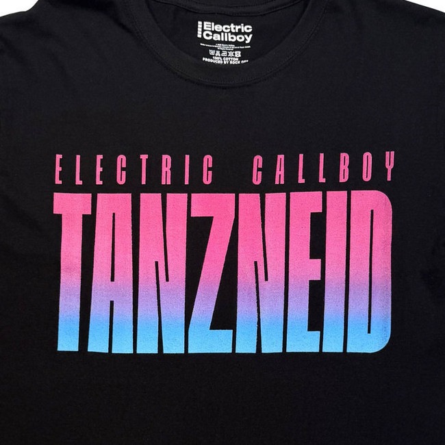 Electric Callboy / ���쥯�ȥ�å���������ܡ��� - Tanzneid Cover Art F&B T�����(�֥�å�) 