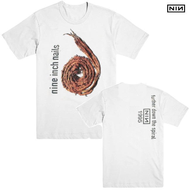 NINE INCH NAILS ロゴTシャツ 送料無料】Nine Inch Nails DOWN TOWN SPIRAL ライセンス