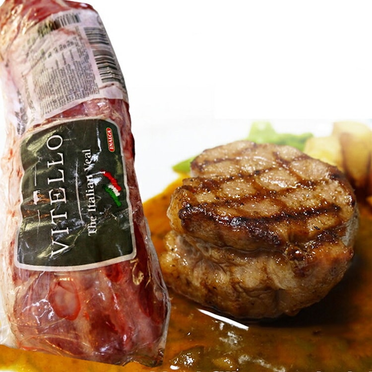 イタリア産　仔牛フィレ肉　テンダーロイン（冷凍 約１ｋｇ）