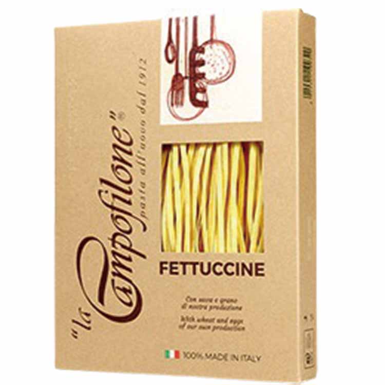 カンポフィローネの卵入りパスタ フェットチーネ