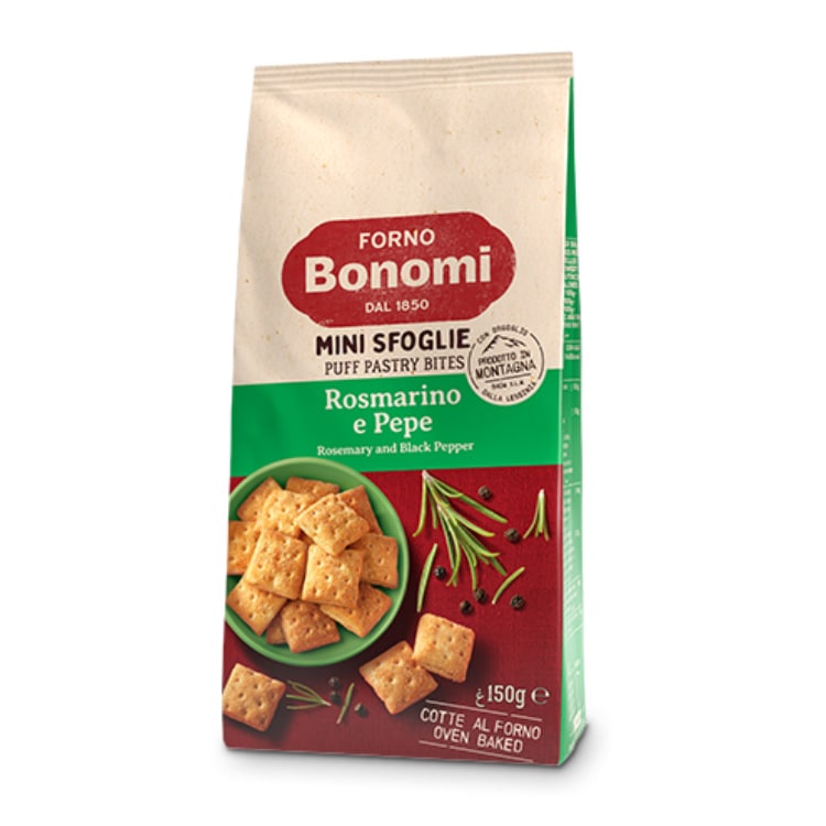 ボノミ ミニ スフォリエ ローズマリーノ＆ペペ 150g
