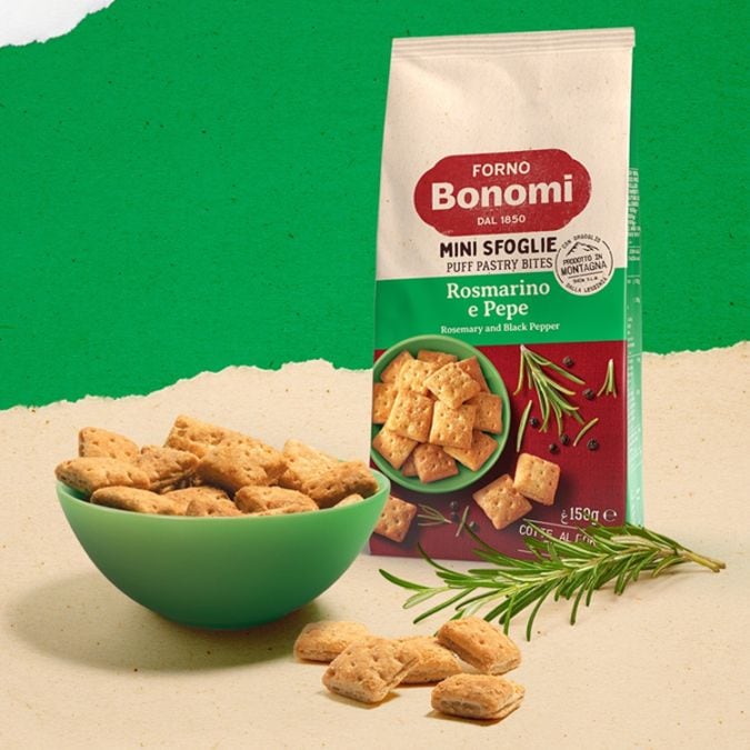 ボノミ ミニ スフォリエ ローズマリーノ&ペペ 150g