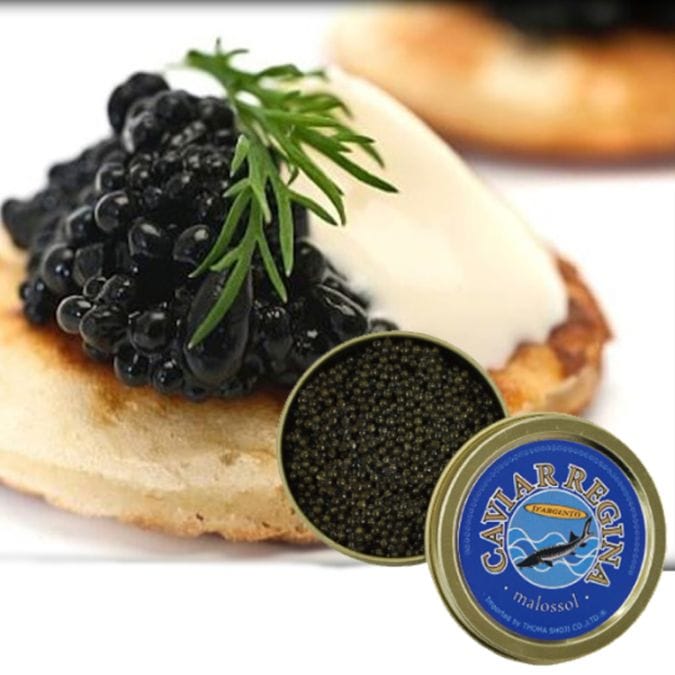 イタリア産 キャビア レジーナ アルジェント 50g缶