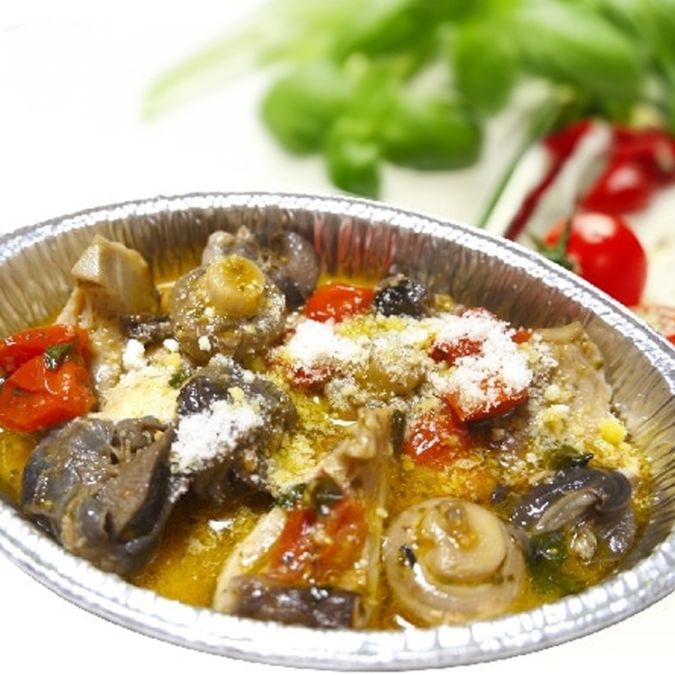 グラタン エスカルゴと木の子の香草オーブン焼きグラタン 1人前