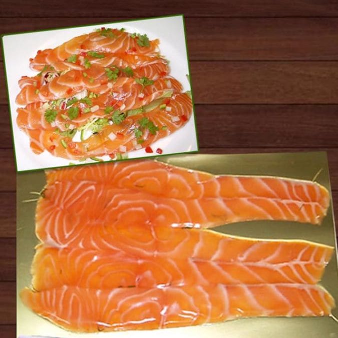 ノルウェーサーモンのマリネ