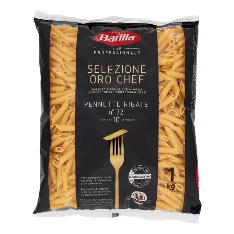 Barilla セレシオネ オロ シェフ No.72 ペンネッテリガーテ 1kg
