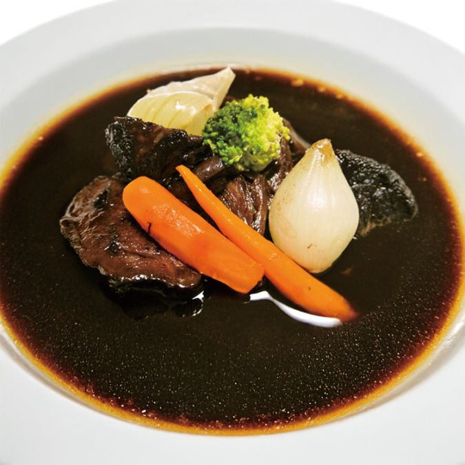 黒毛和牛 ホホ肉 の 赤ワイン 煮込み 1人前