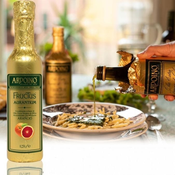 アルドイノ社【ARDOINO】ブラッドオレンジ風味 エキストラバージンオリーブオイル フルクトゥス 250ml